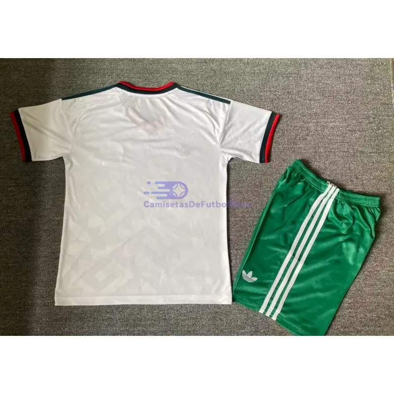 Camiseta México 2026 Blanco Niño Kit