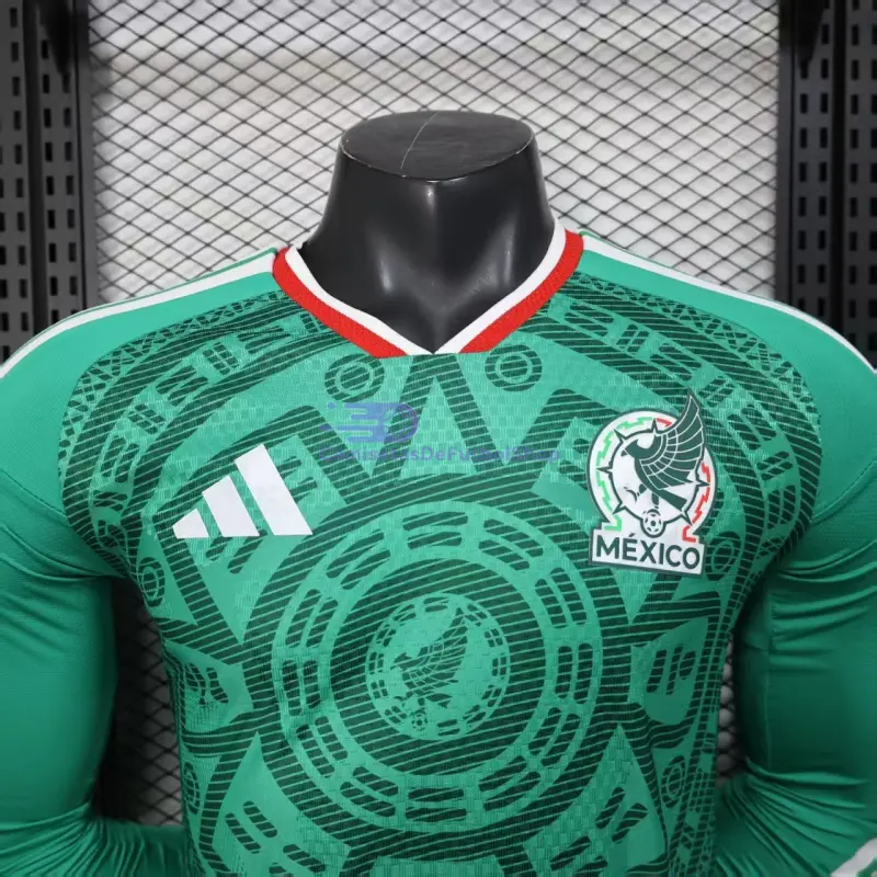 Camiseta México 2026 1ª Equipación ML Verde (EDICIÓN JUGADOR)