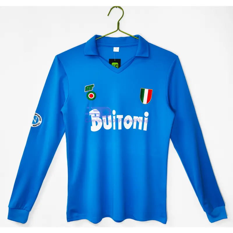 Camiseta Napoli 1987/88 1ª Equipación Retro ML Azul