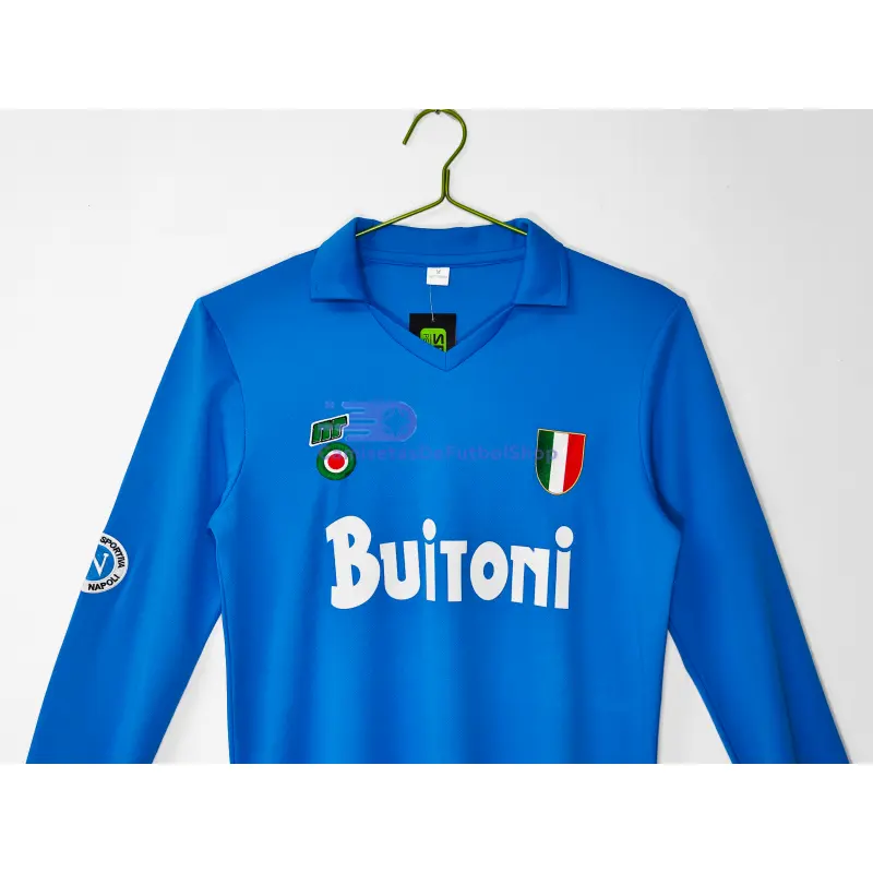 Camiseta Napoli 1987/88 1ª Equipación Retro ML Azul