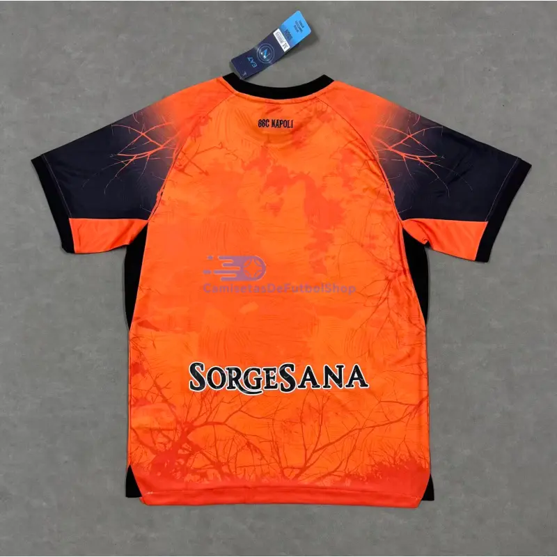 Camiseta Napoli 2025/2026 Edición Especial de Halloween Naranja