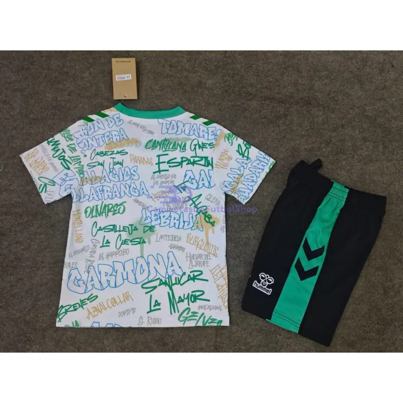 Camiseta Real Betis 2025/26 Edición Especial Blanco Niño Kit