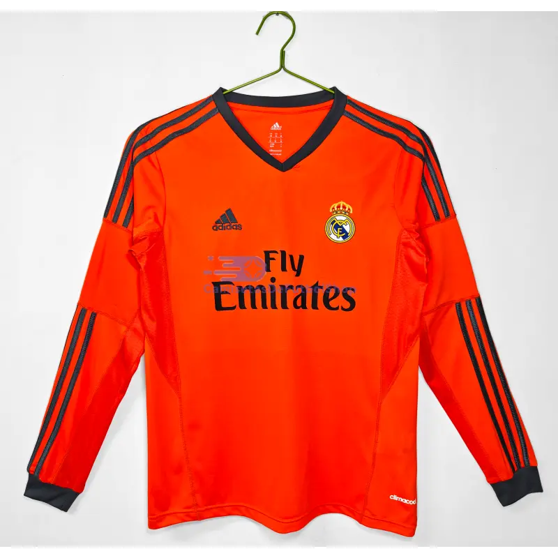 Camiseta Real Madrid 2013/14 3ª Equipación Retro ML Naranja