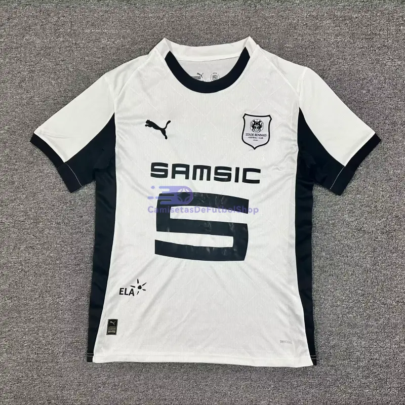 Camiseta Stade Rennais 2025/2026 2ª Equipación Blanco
