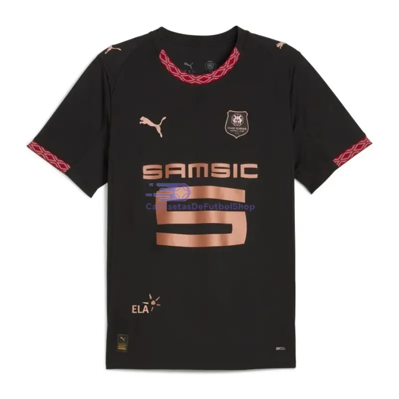 Camiseta Stade Rennais 2025/2026 3ª Equipación Negro
