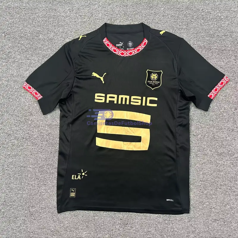 Camiseta Stade Rennais 2025/2026 3ª Equipación Negro