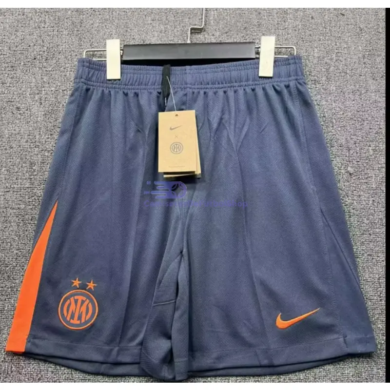 Pantalón Corto Inter de Milan 2025/2026 3ª Equipación Gris/Naranja