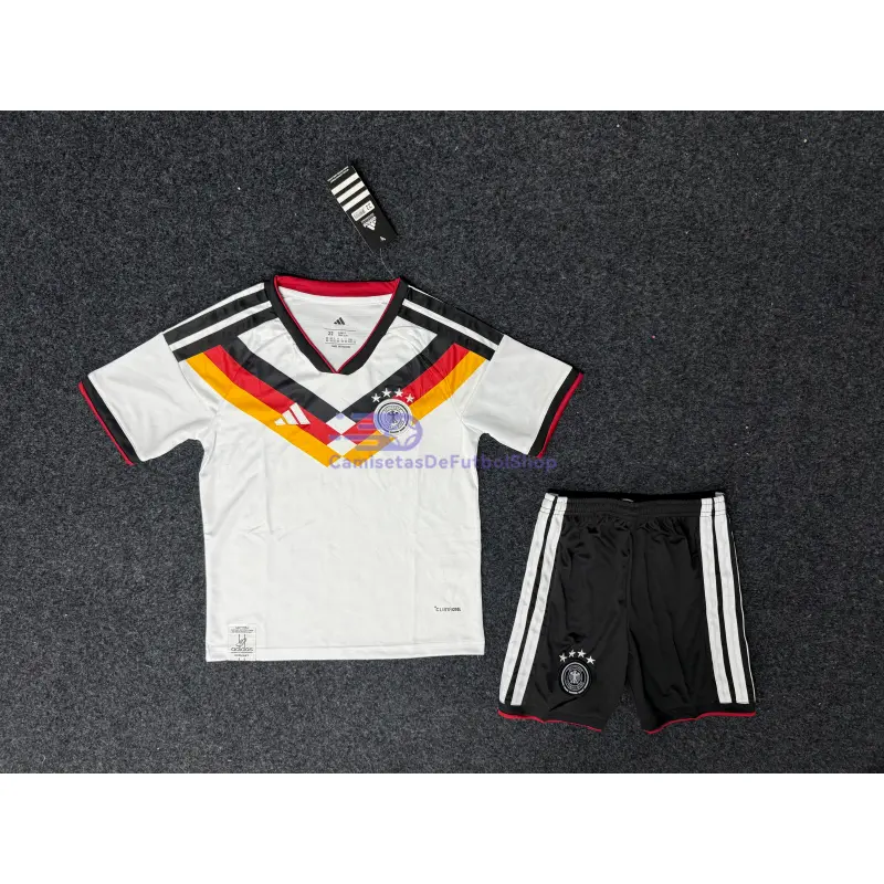 Camiseta Alemania 2026 1ª Equipación Blanco Niño Kit