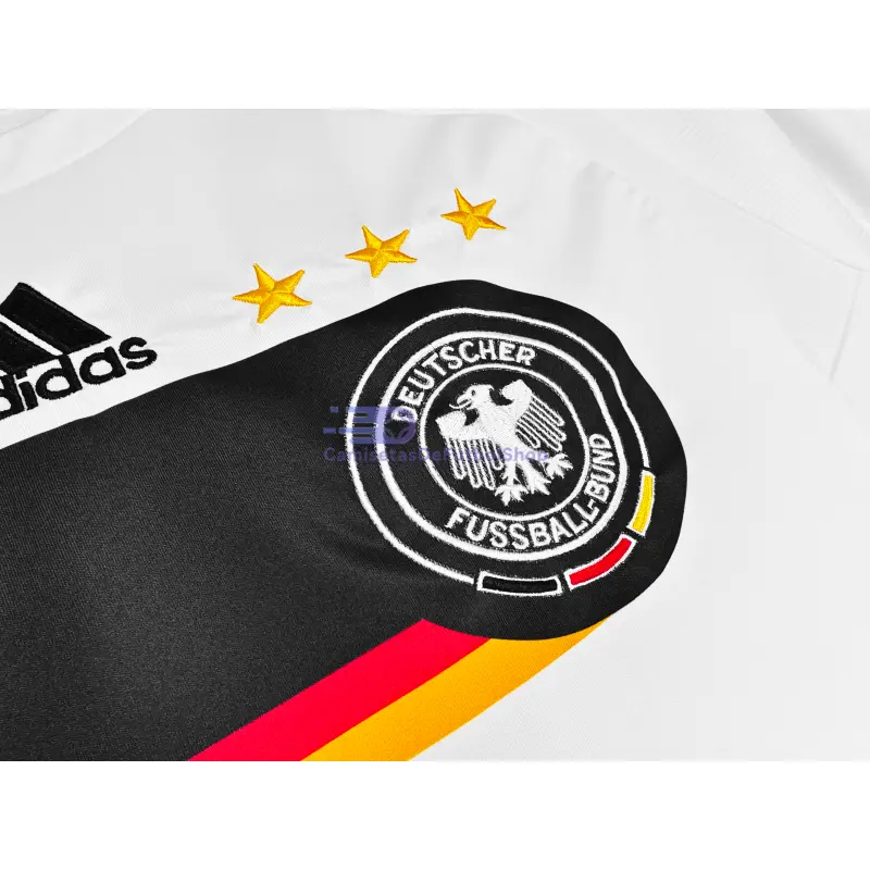 Camiseta Alemania 2008 1ª Equipación Retro Blanco
