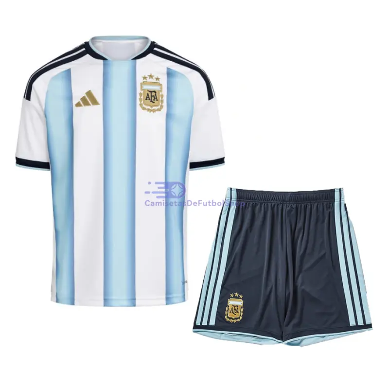 Camiseta Argentina 2026 1ª Equipación Azul/Blanco Niño Kit