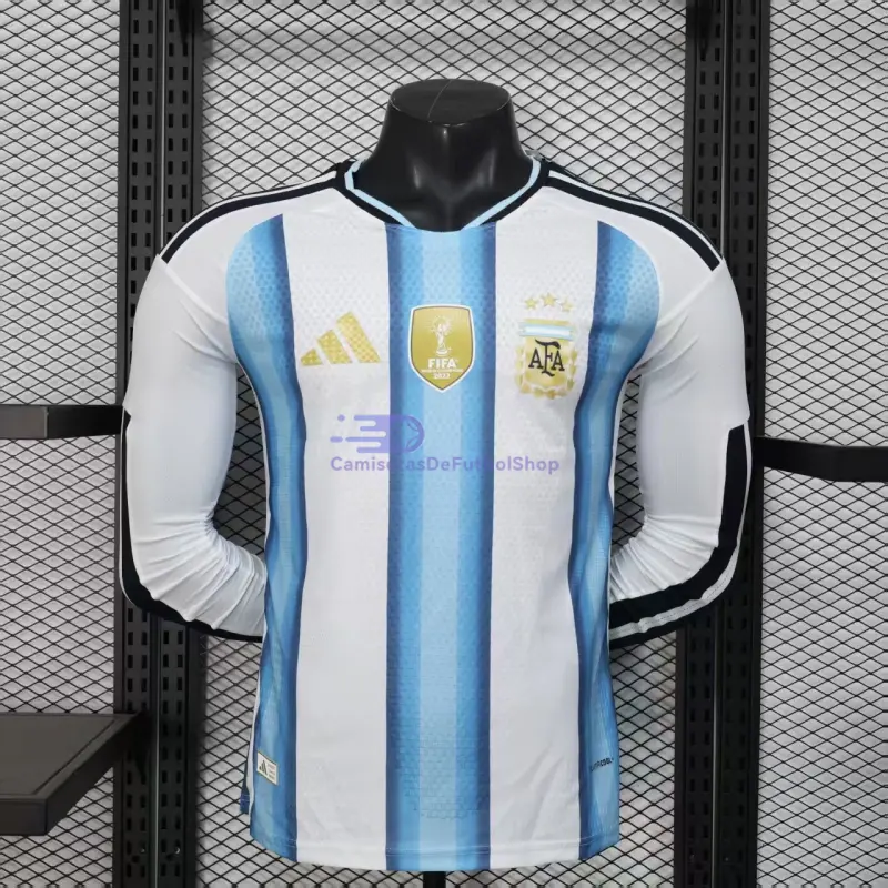 Camiseta Argentina 2026 1ª Equipación ML Azul/Blanco (EDICIÓN JUGADOR)