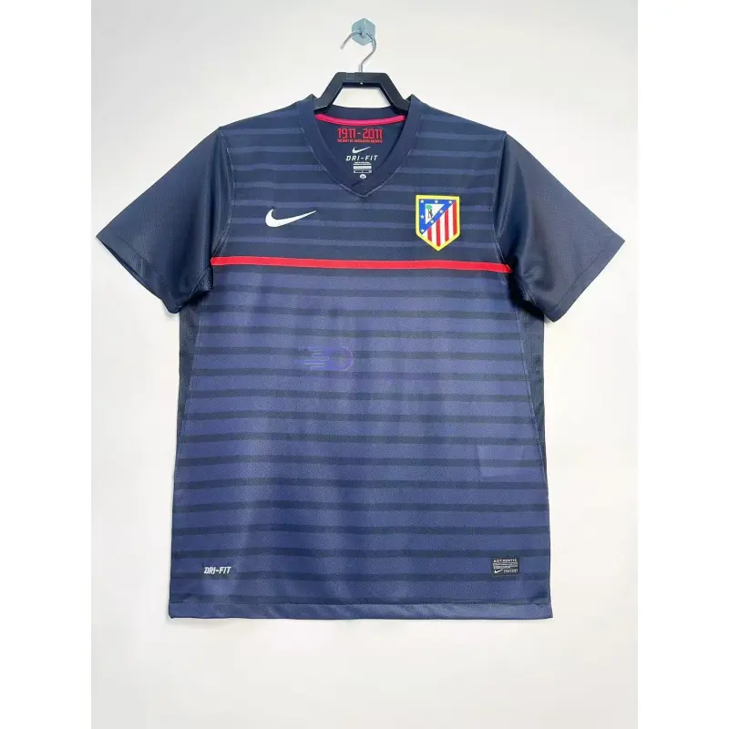 Camiseta Atlético de Madrid 2011/12 2ª Equipación Retro Azul