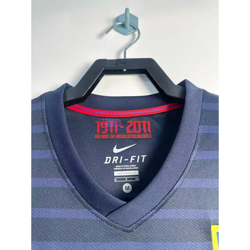 Camiseta Atlético de Madrid 2011/12 2ª Equipación Retro Azul