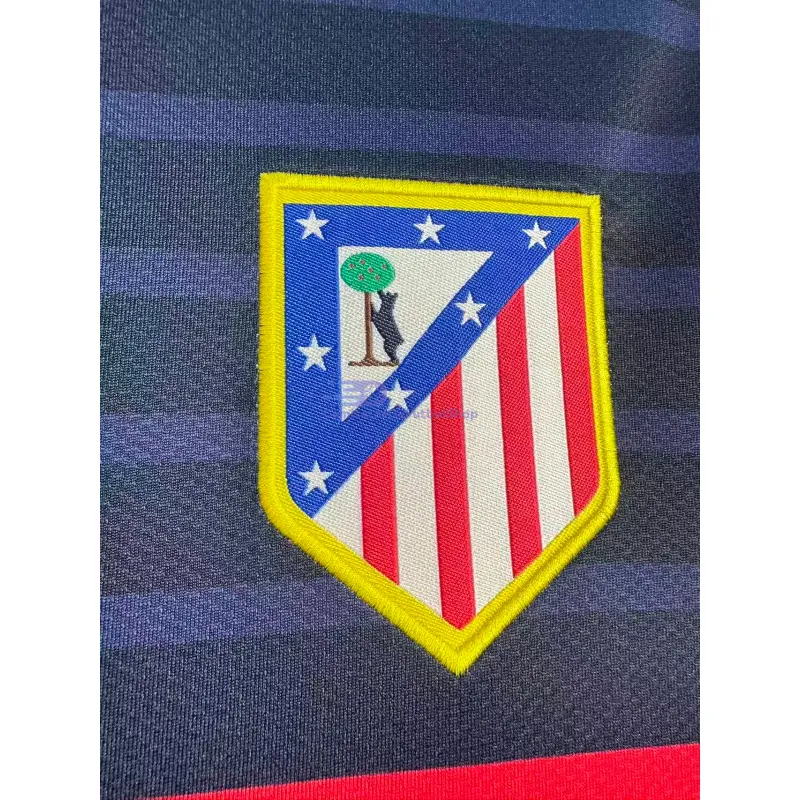 Camiseta Atlético de Madrid 2011/12 2ª Equipación Retro Azul