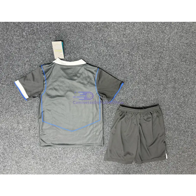 Camiseta Chelsea 2025/2026 3ª Equipación Negro Niño Kit