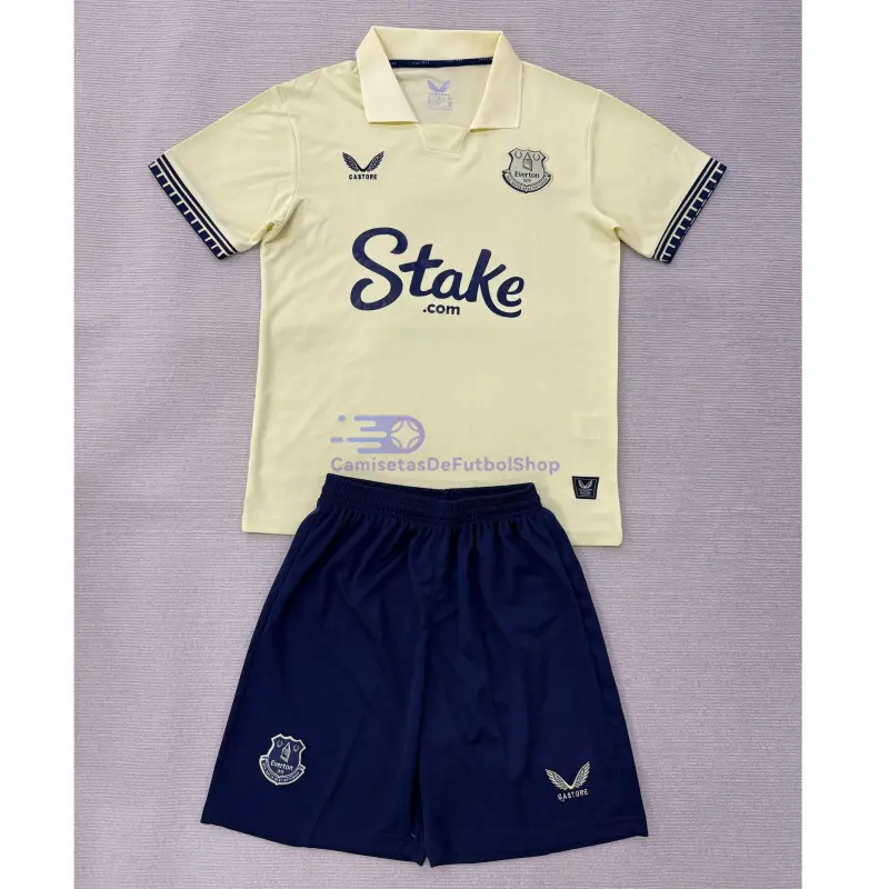 Camiseta Everton FC 2025/2026 2ª Equipación Beige