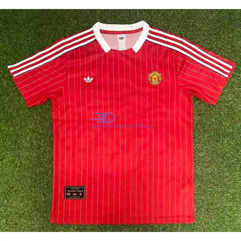 Camiseta Manchester United Terrace Icons Retro 2025/26 Rojo