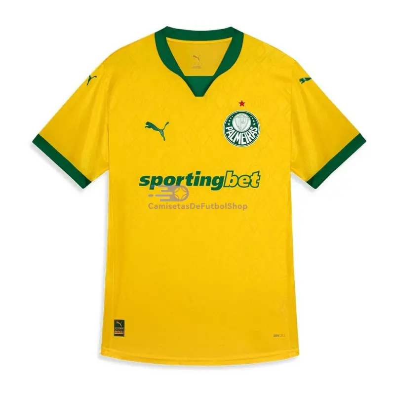 Camiseta Palmeiras 2025/2026 3ª Equipación Amarillo
