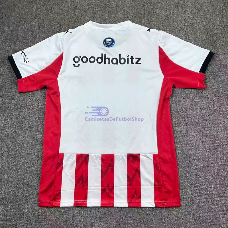 Camiseta PSV Eindhoven 2025/2026 1ª Equipación Rojo/Blanco