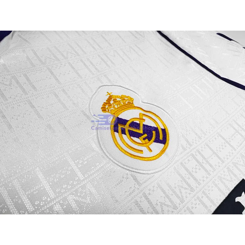 Camiseta Real Madrid 1988/90 1ª Equipación Retro Blanco
