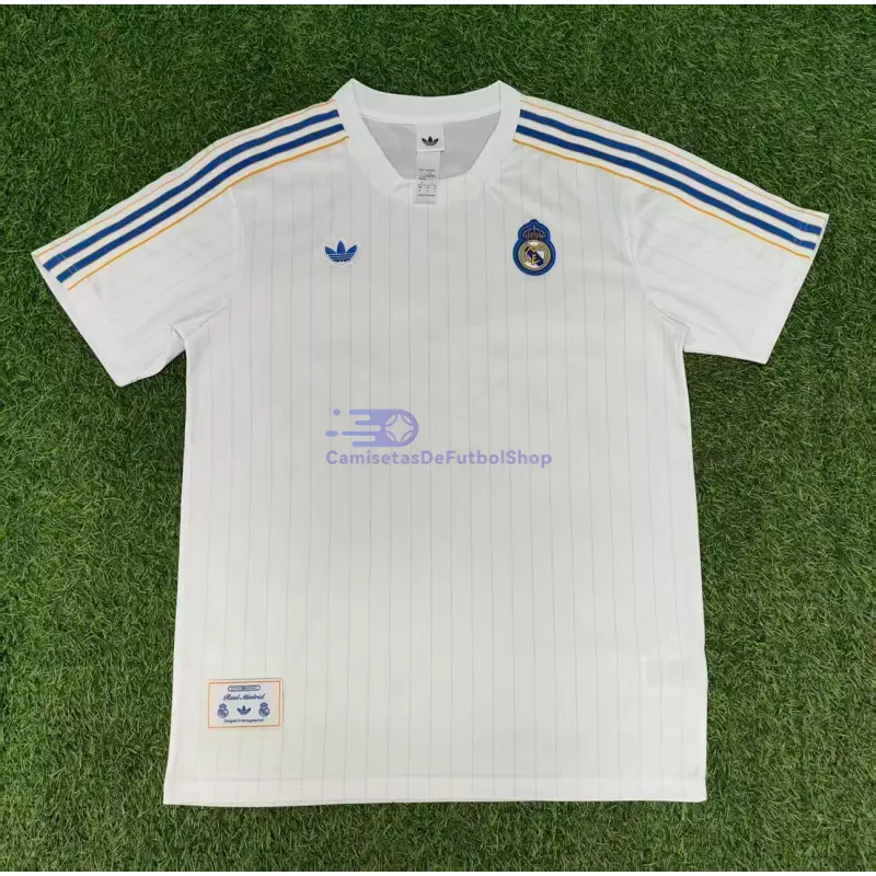Camiseta Real Madrid Terrace Icons Retro 2025/26 Blanco