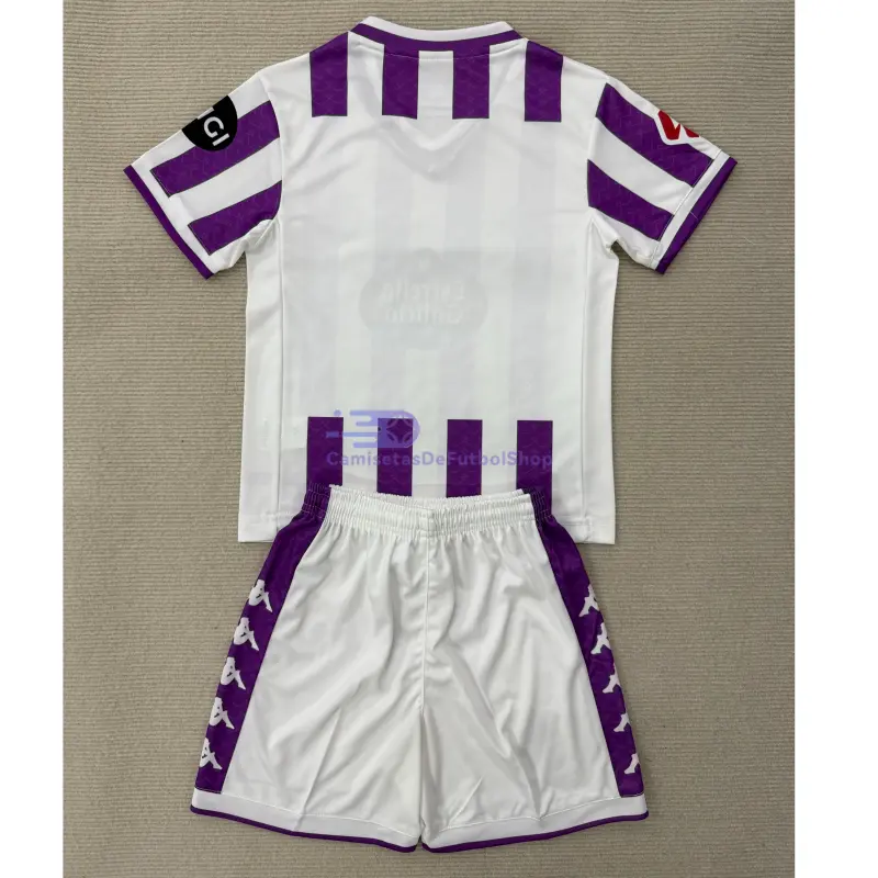 Camiseta Real Valladolid 2025/2026 1ª Equipación Morado/Blanco con Parche La Liga