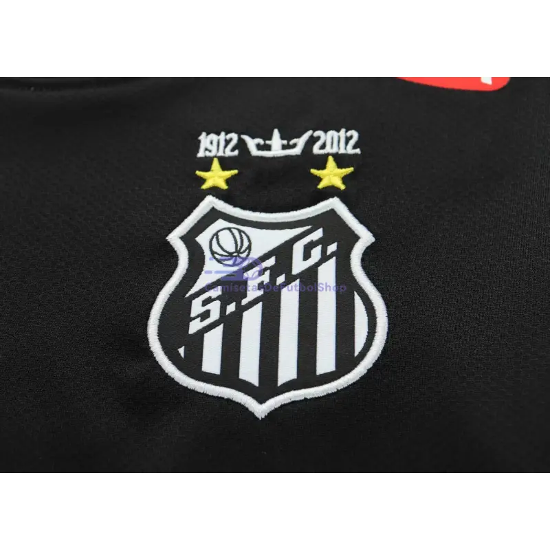 Camiseta Santos FC Retro 2013 ML Negro Niño Kit