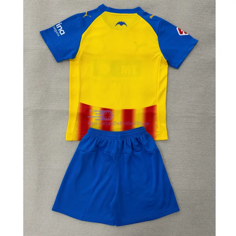 Camiseta Valencia 2025/2026 3ª Equipación Amarillo/Rojo/Azul