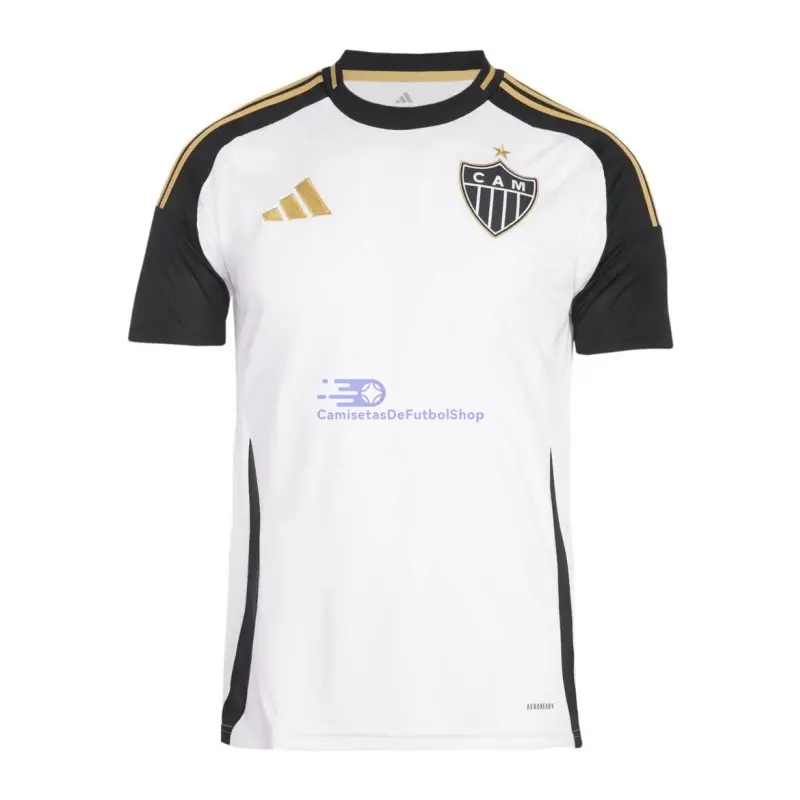 Camiseta Atlético Mineiro 2ª Equipación 2025/2026 Blanco/Negro