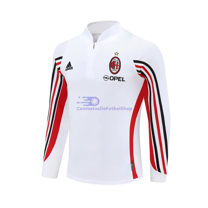 Sudadera De Entrenamiento AC Milan Retro 2003/2004 Blanco