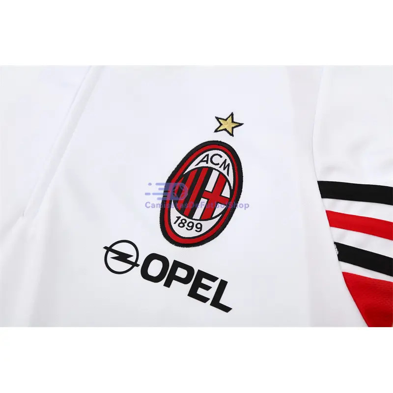 Sudadera De Entrenamiento AC Milan Retro 2003/2004 Blanco