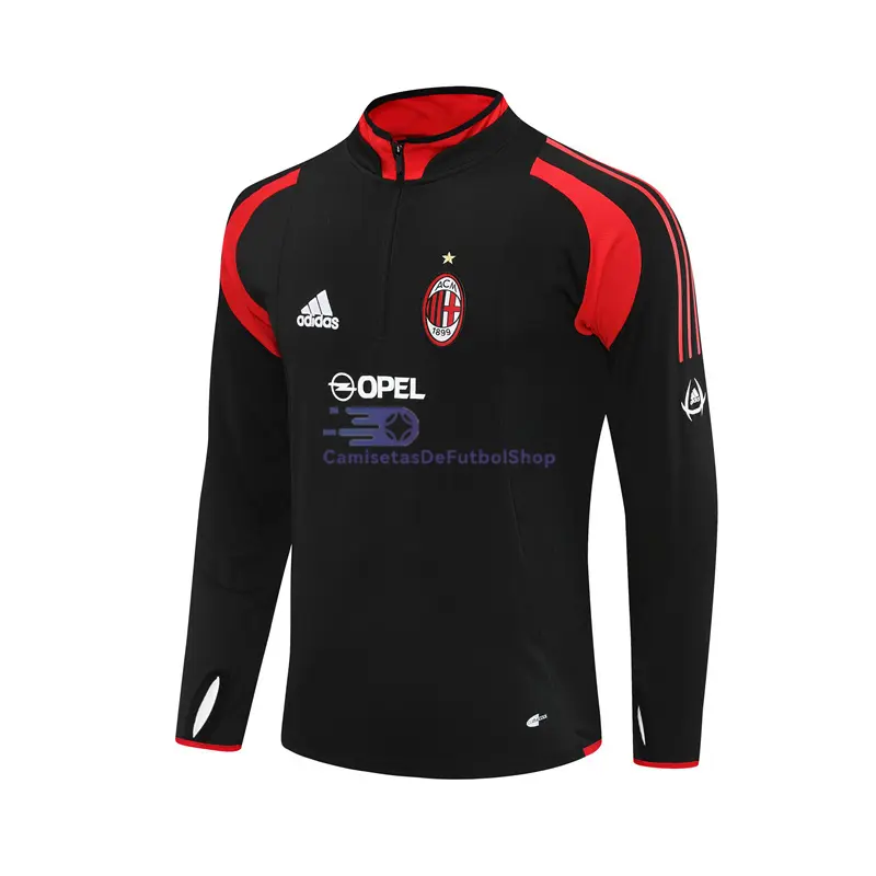 Sudadera De Entrenamiento AC Milan Retro 2004/2005 Negro
