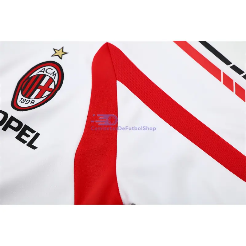 Sudadera De Entrenamiento AC Milan Retro 2005/2006 Blanco