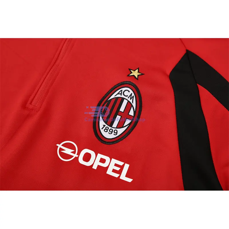 Sudadera De Entrenamiento AC Milan Retro 2005/2006 Rojo