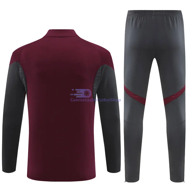 Sudadera De Entrenamiento Arsenal 2025/2026 Kit Rojo Oscuro
