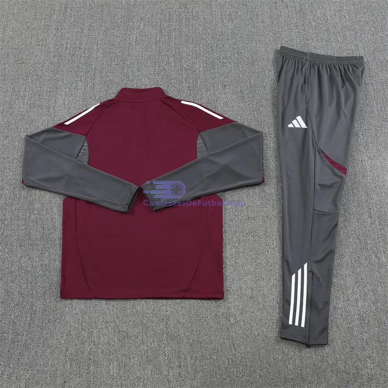 Sudadera De Entrenamiento Arsenal 2025/2026 Kit Rojo Oscuro