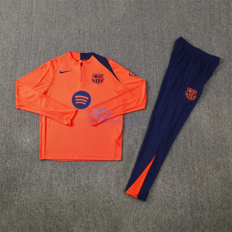 Sudadera De Entrenamiento Barcelona 2025/2026 Kit Naranja (EDICIÓN JUGADOR)