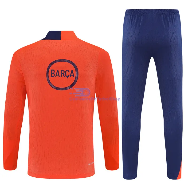Sudadera De Entrenamiento Barcelona 2025/2026 Niño Kit Naranja (EDICIÓN JUGADOR)