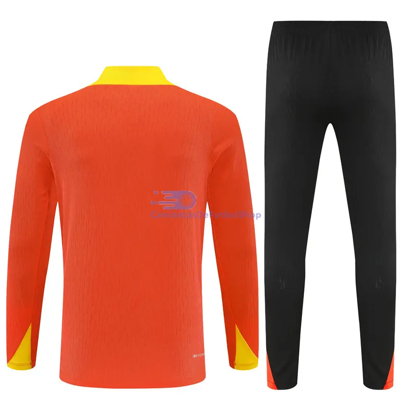 Sudadera De Entrenamiento Brasil 2025/2026 Niño Kit Naranja (EDICIÓN JUGADOR)