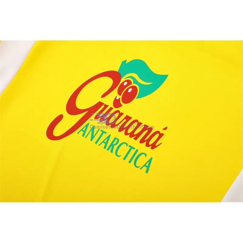 Sudadera De Entrenamiento Brasil Retro 2002 Amarillo