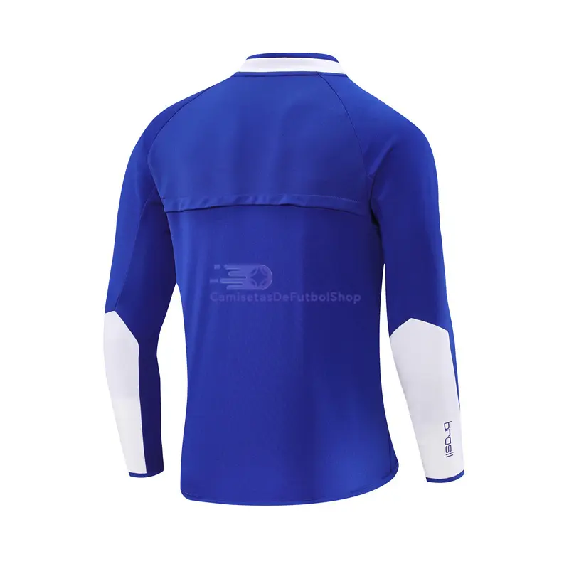 Sudadera De Entrenamiento Brasil Retro 2002 Azul Real