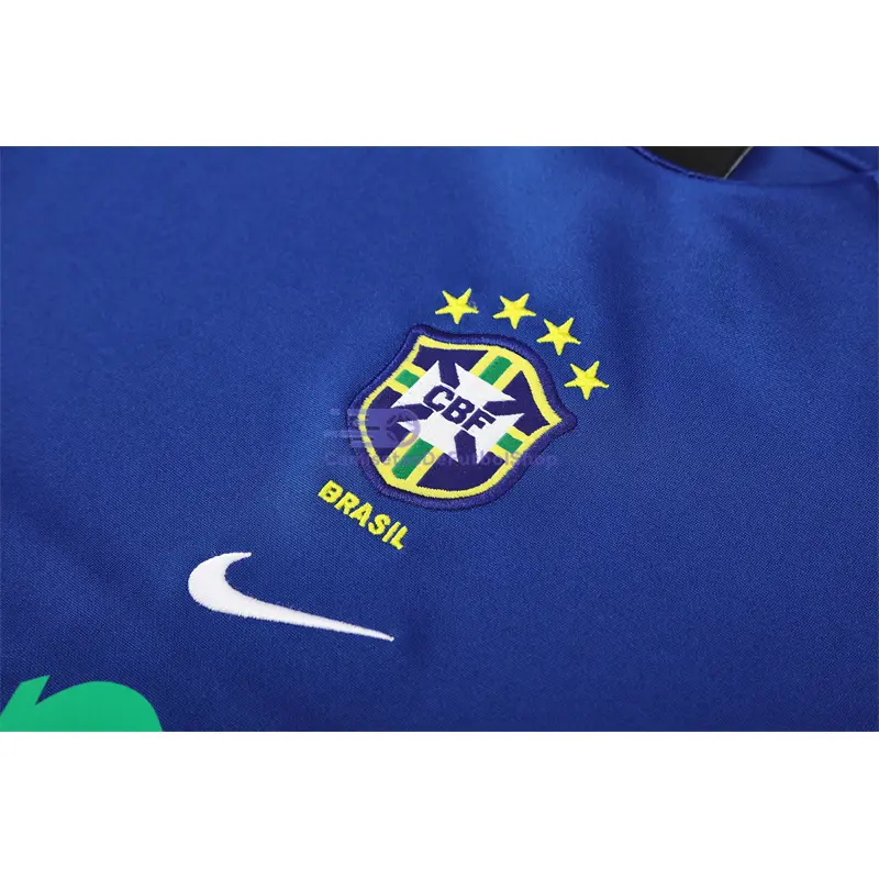 Sudadera De Entrenamiento Brasil Retro 2002 Azul Real