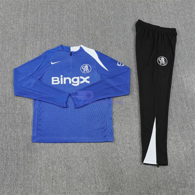Sudadera De Entrenamiento Chelsea 2025/2026 Kit Azul Real (EDICIÓN JUGADOR)