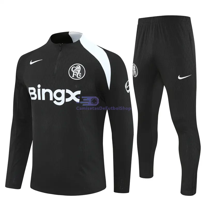 Sudadera De Entrenamiento Chelsea 2025/2026 Kit Negro (EDICIÓN JUGADOR)