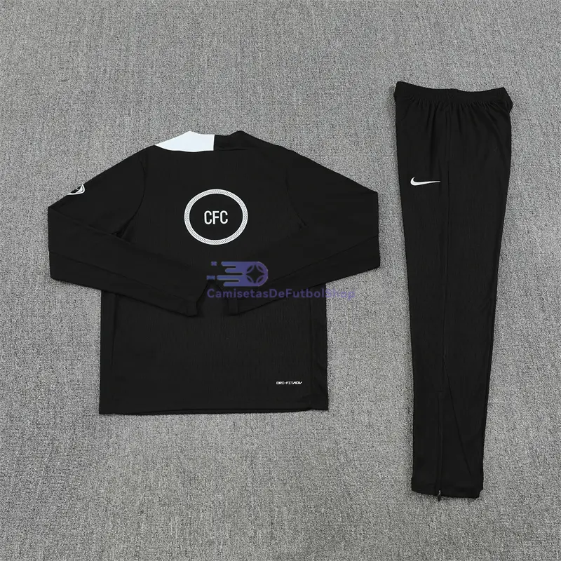 Sudadera De Entrenamiento Chelsea 2025/2026 Kit Negro (EDICIÓN JUGADOR)