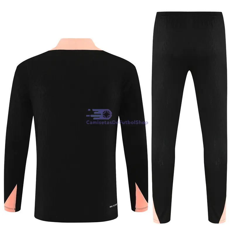 Sudadera De Entrenamiento Francia 2025/2026 Kit Negro (EDICIÓN JUGADOR)