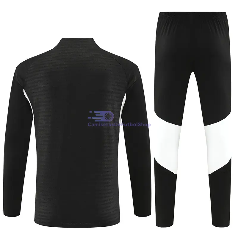 Sudadera De Entrenamiento Liverpool 2025/2026 Kit Negro/Blanco (EDICIÓN JUGADOR)