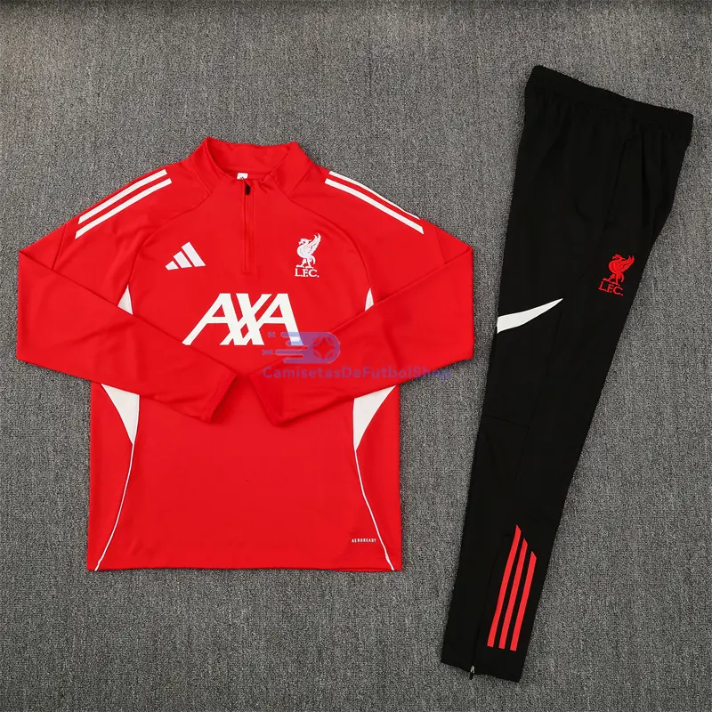 Sudadera De Entrenamiento Liverpool 2025/2026 Kit Rojo