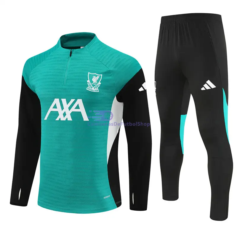 Sudadera De Entrenamiento Liverpool 2025/2026 Kit Verde/Negro (EDICIÓN JUGADOR)