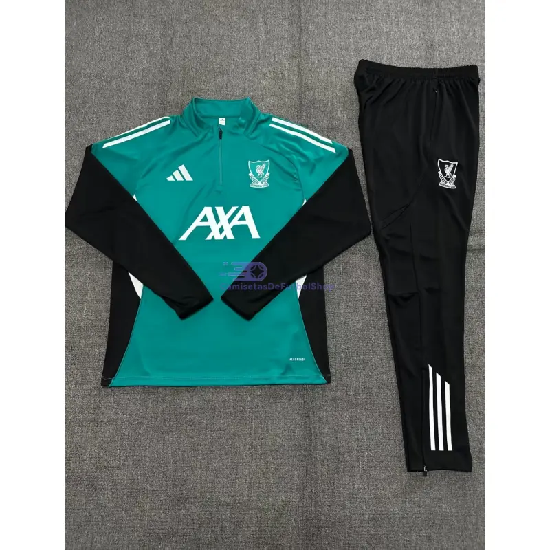 Sudadera De Entrenamiento Liverpool 2025/2026 Niño Kit Verde